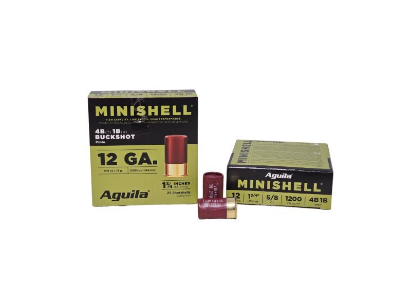 Aguila MINISHELL 12 Gauge 4 Buck 1200FPS