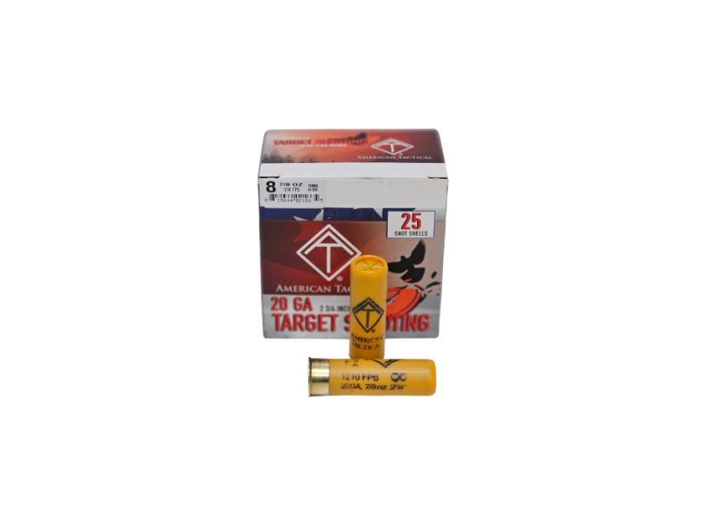 American Tactical Target Load 20 Gauge 2.75 78 oz. 8 Shot