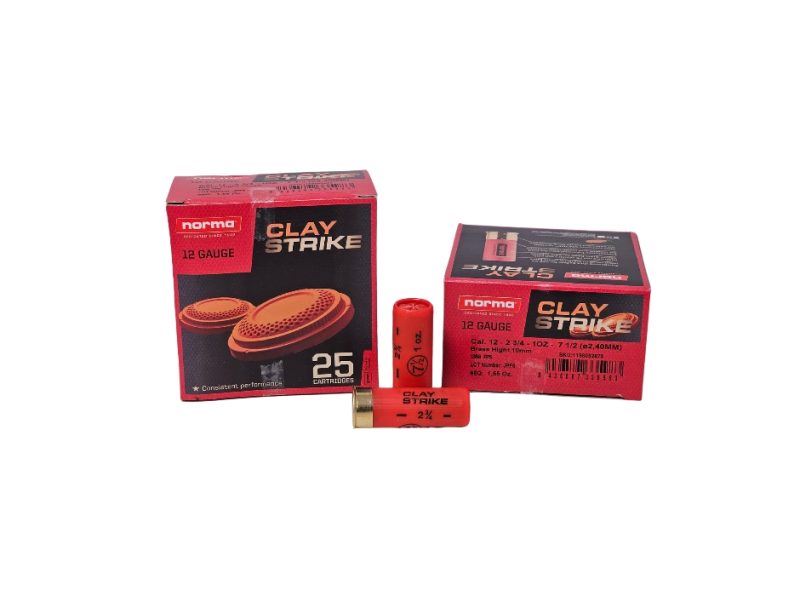 Norma CLAYSTRIKE 12 Gauge 2.75 1oz 7.5 Shot